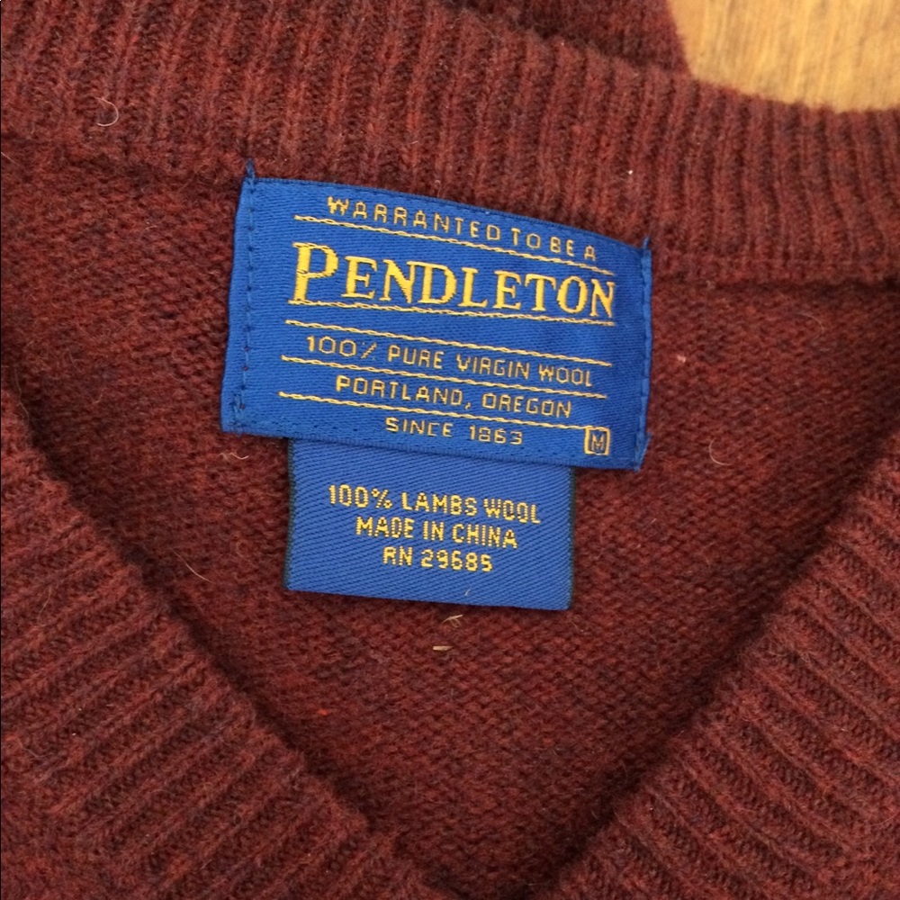 NWO Pendleton Lambs Wool Sweater
